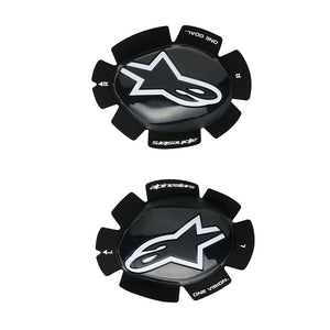 Alpinestars GP Plus Knee Sliders - Black / White