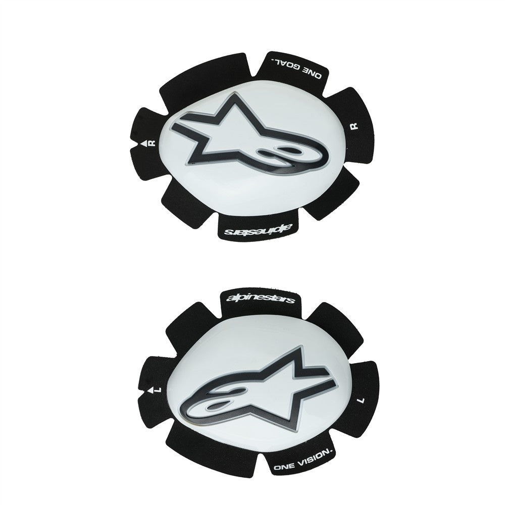Alpinestars GP Plus Knee Sliders - White / Black