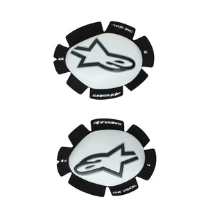 Alpinestars GP Plus Knee Sliders - White / Black