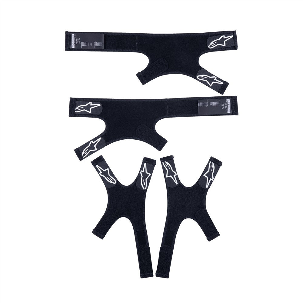 Alpinestars RK-7 X-Strap Kit - Black / White - S/M