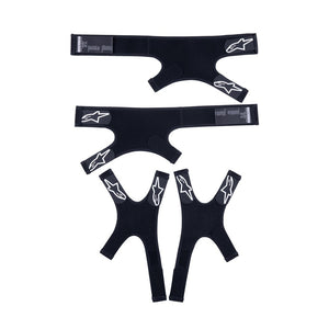Alpinestars RK-7 X-Strap Kit - Black / White - S/M