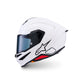 Alpinestars S-R7 Helmet - Solid White Gloss