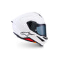 Alpinestars S-R7 Helmet - Solid White Gloss