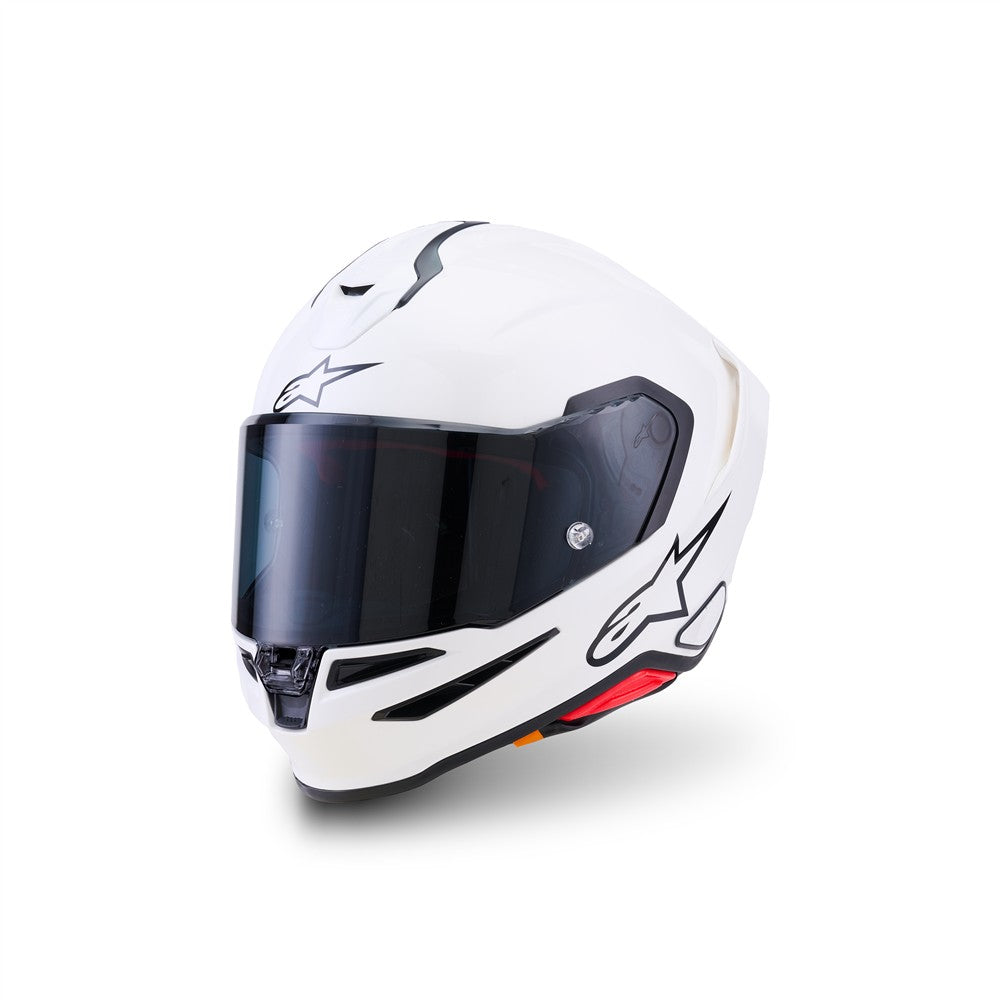 Alpinestars S-R7 Helmet - Solid White Gloss