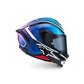 Alpinestars S-R7 Helmet - Zeal Black / Blue / Pink Fluoro / White Gloss