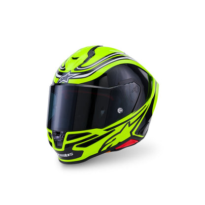Alpinestars S-R7 Helmet - Zeal Yellow Fluoro / Black / White