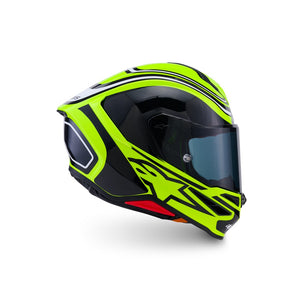 Alpinestars S-R7 Helmet - Zeal Yellow Fluoro / Black / White
