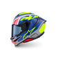 Alpinestars S-R7 Helmet - Lumen Silver / Blue / Pink / Yellow Fluoro