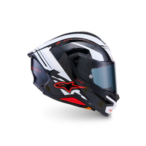 Alpinestars S-R7 Helmet - A-Core Black / White / Red Gloss