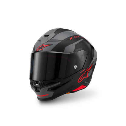 Alpinestars S-R7 Helmet - A-Core Black / Gray / Red Matte