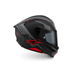 Alpinestars S-R7 Helmet - A-Core Black / Gray / Red Matte