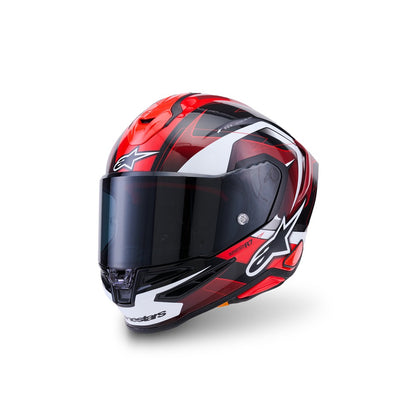 Alpinestars S-R7 Helmet - Kinetis Black / Red / White Gloss
