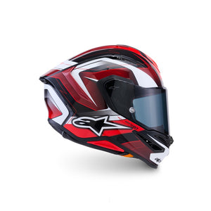 Alpinestars S-R7 Helmet - Kinetis Black / Red / White Gloss