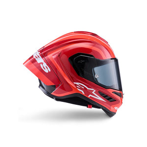 Alpinestars Supertech R10 Helmet - Arius Black / White / Double Red Gloss