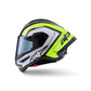 Alpinestars Supertech R10 Helmet - Arius Black / Silver / Yellow Fluoro Gloss