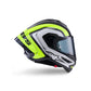 Alpinestars Supertech R10 Helmet - Arius Black / Silver / Yellow Fluoro Gloss