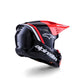 Alpinestars S-M3 Adult MX Helmet - Radium Black / Red Fluoro / White Gloss