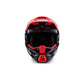 Alpinestars S-M3 Adult MX Helmet - Radium Black / Red Fluoro / White Gloss