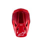 Alpinestars S-M3 Adult MX Helmet - Radium Red Metallic / Red Fluoro / White Gloss