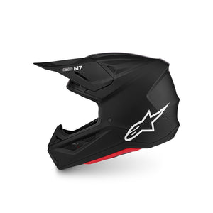 Alpinestars S-M7 Adult MX Helmet - Matte Black