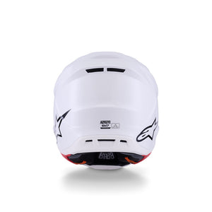 Alpinestars S-M7 Adult MX Helmet - Solid Gloss White