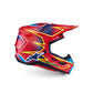 Alpinestars S-M7 Adult MX Helmet - Cast Red / Yellow Fluoro / Blue Gloss