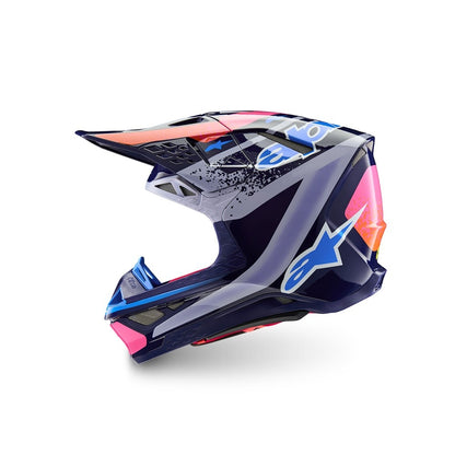 Alpinestars Supertech S-M10 Records Limited Edition Helmet - Multicolour Gloss