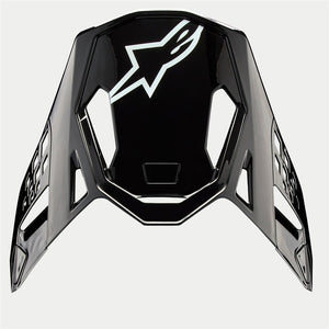 Alpinestars S-M10 Replacement Visor 22.06 - Black Gloss / Carbon