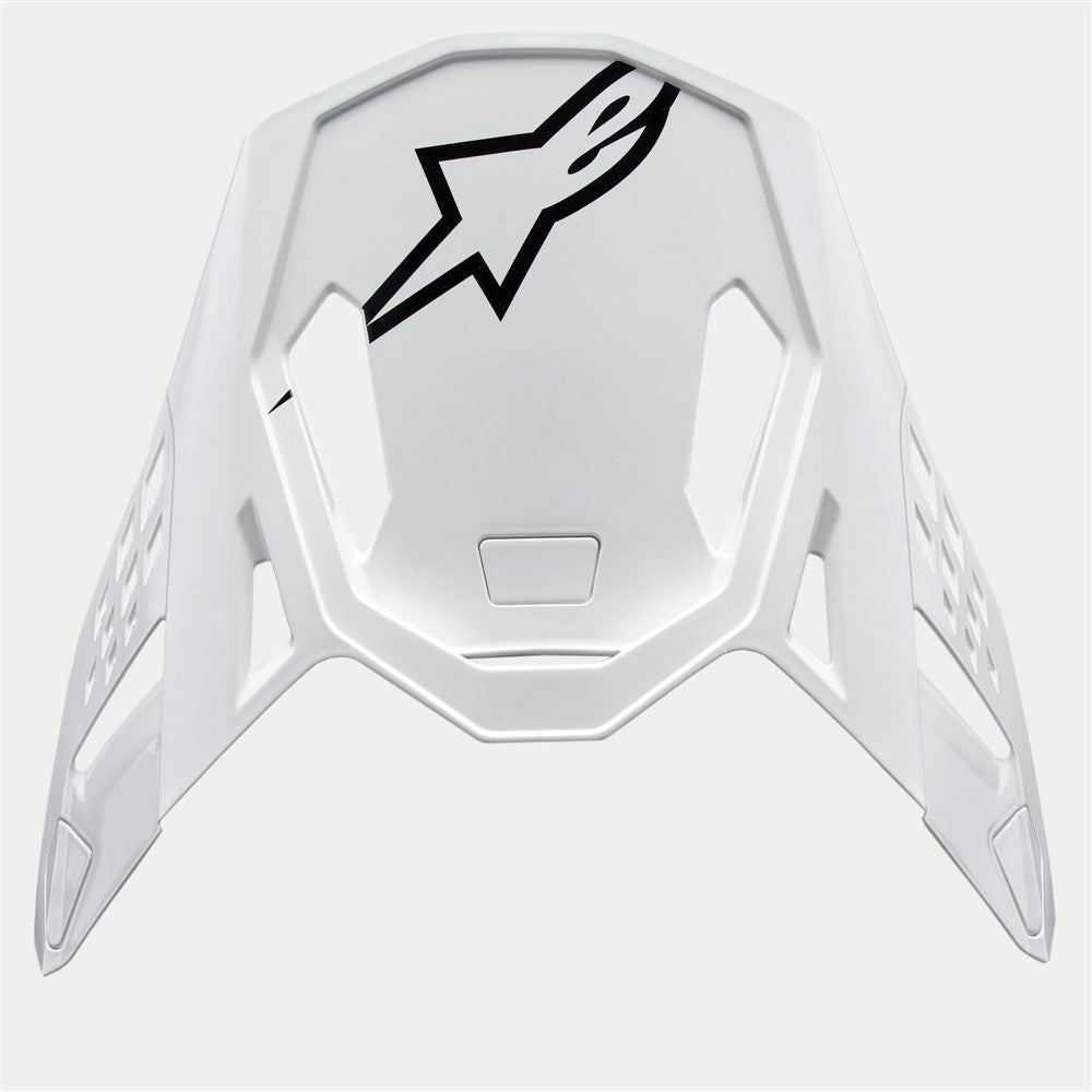 Alpinestars S-M10 Replacement Visor 22.06 - White Gloss