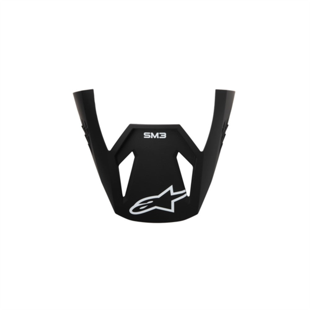 Alpinestars SM3 Replacement Visor - Solid Black Matte