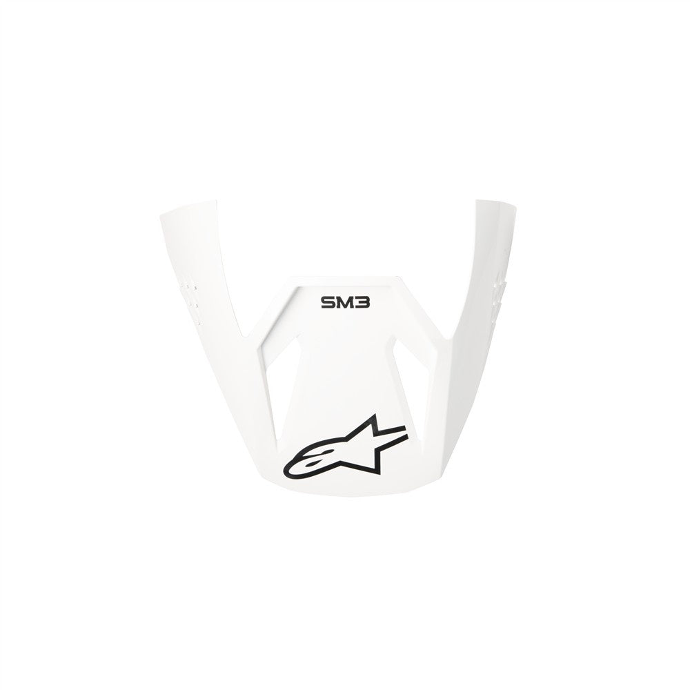 Alpinestars SM3 Replacement Visor - Solid White Gloss