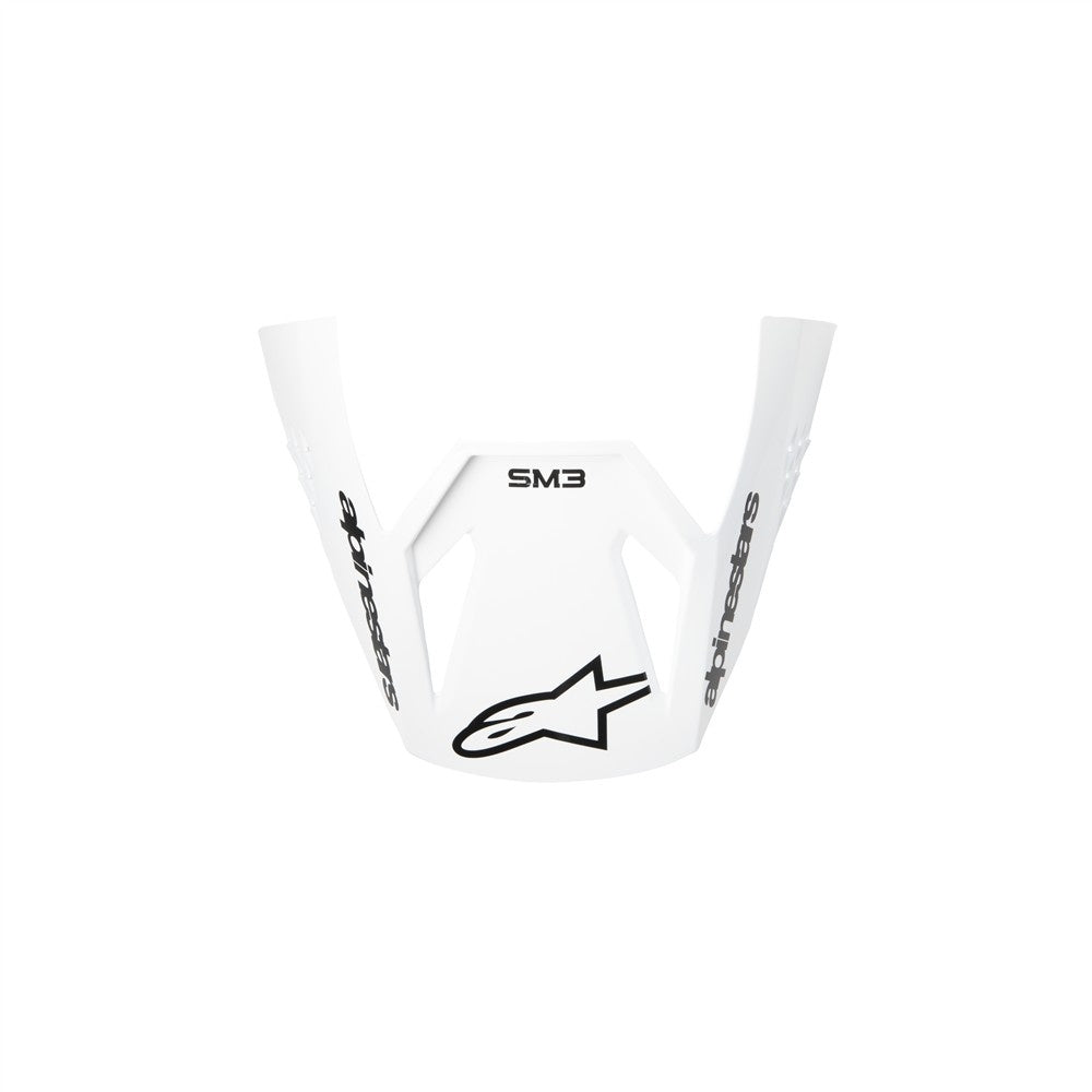 Alpinestars SM3 Replacement Visor - Radium Black White Gray Gloss