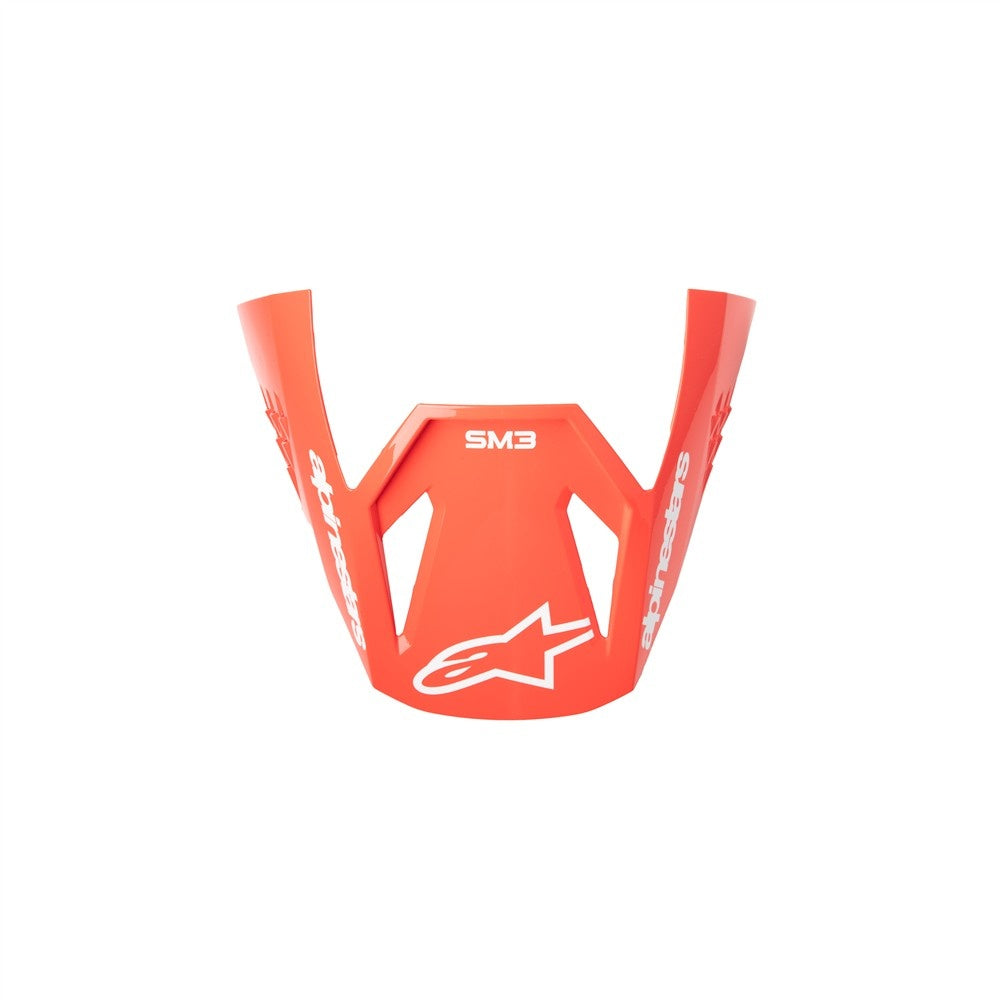 Alpinestars SM3 Replacement Visor - Radium Black Red Fluoro White Gloss