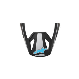 Alpinestars SM3 Replacement Visor - Heat Silver Blue Black Matte