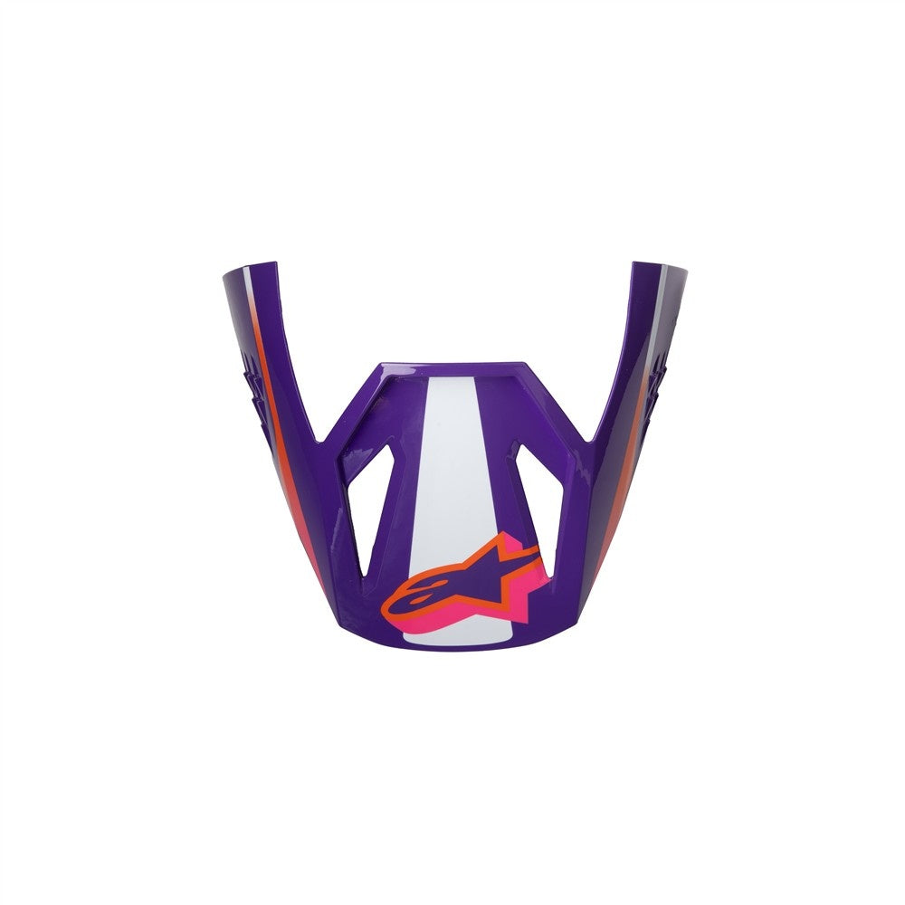Alpinestars SM3 Replacement Visor - Heat White Purple Pink Gloss