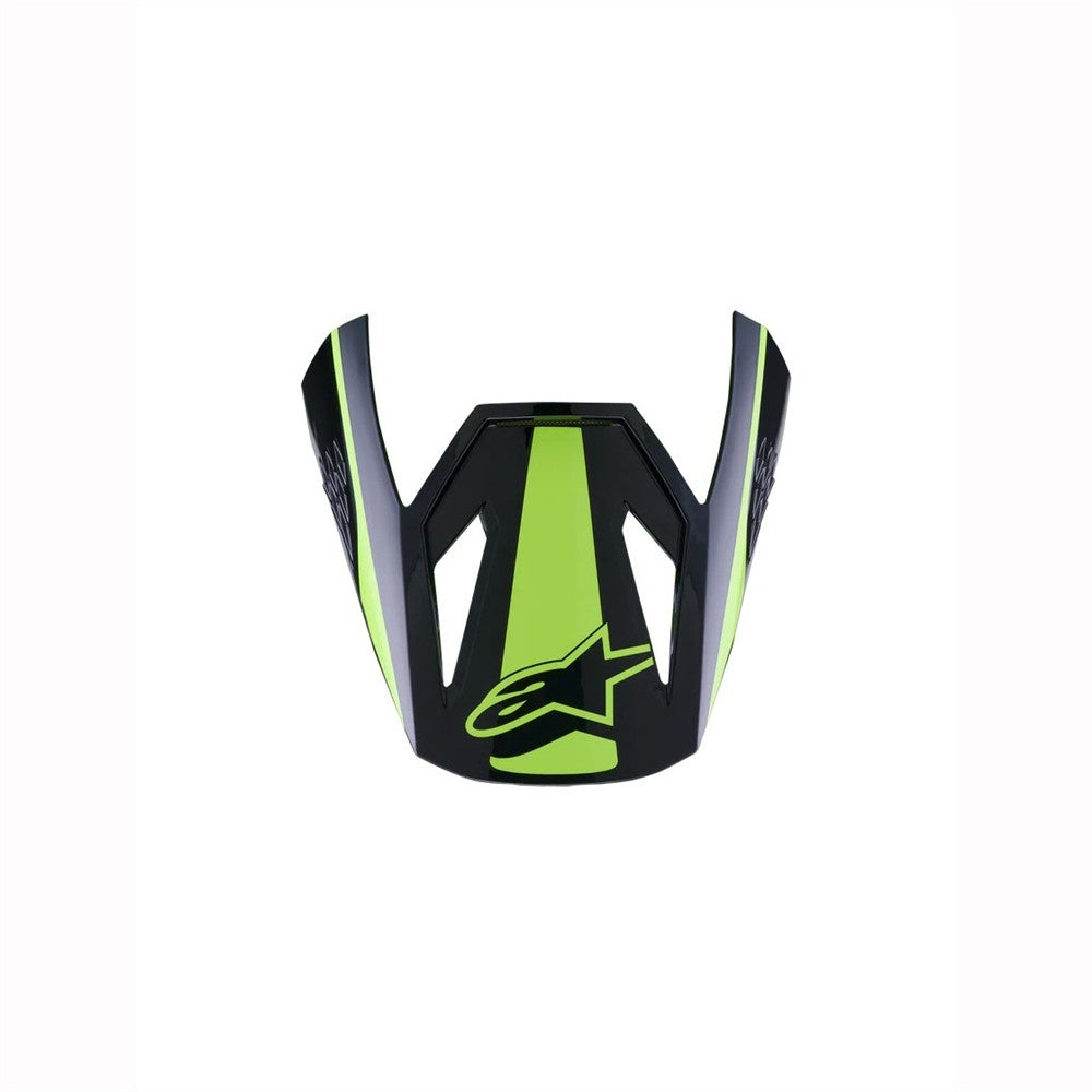 Alpinestars SM3 Replacement Visor - Heat Yellow Fluoro Black Gloss