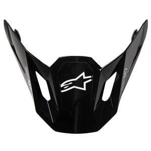 Alpinestars S-M7 Replacement Peak - Solid Black Gloss