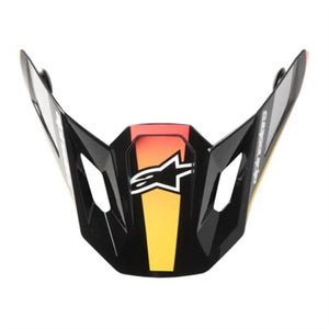 Alpinestars SM7 Replacement Visor - Rise Black Yellow Fluoro Pink Gloss
