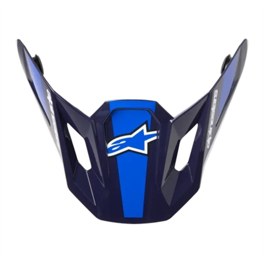 Alpinestars SM7 Replacement Visor - Rise Blue White Gloss