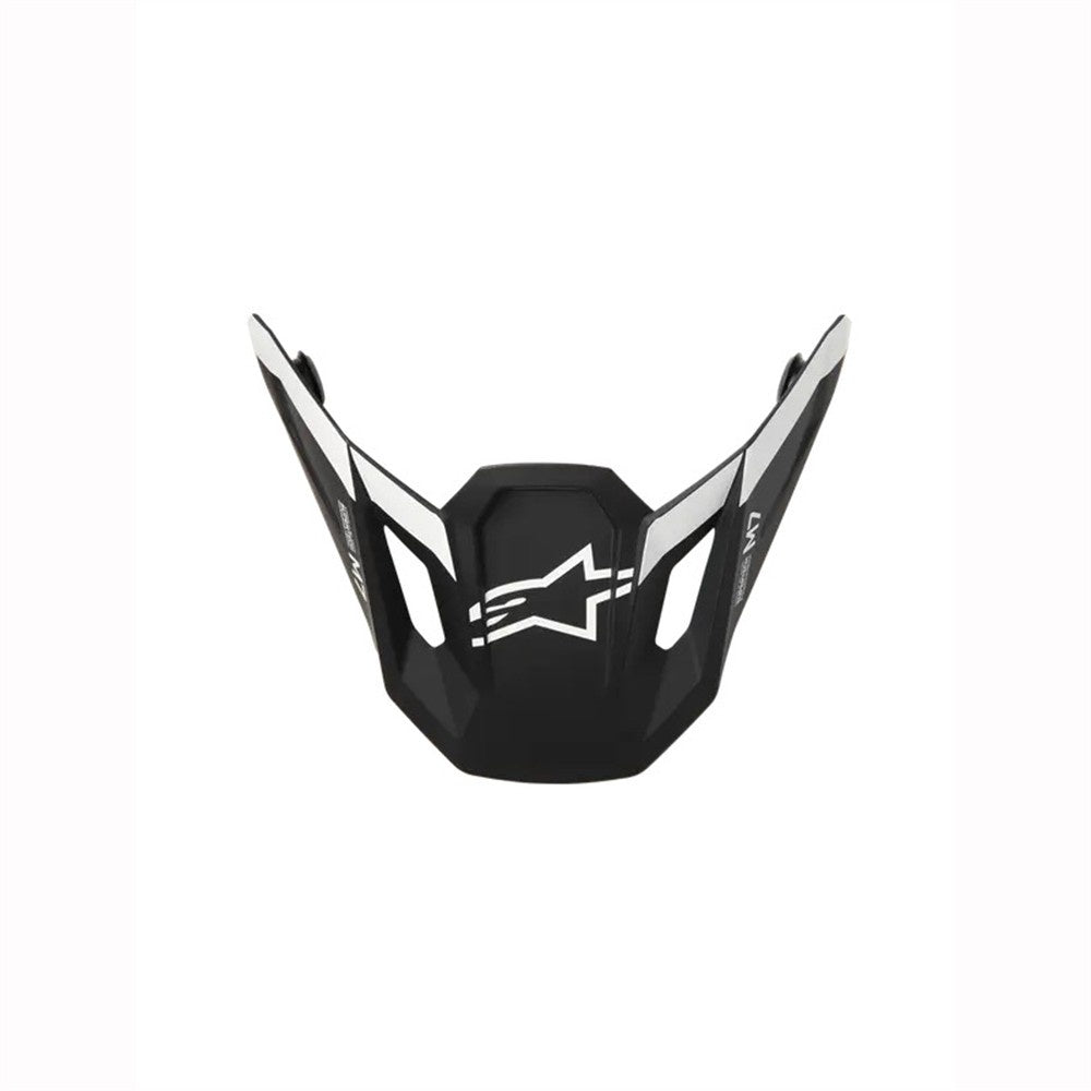 Alpinestars SM7 Replacement Visor - Dasher Black White Matte