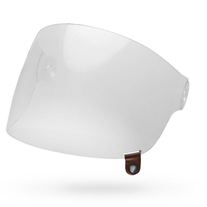 Bell Bullitt Flat Visor - Clear - Brown Tab