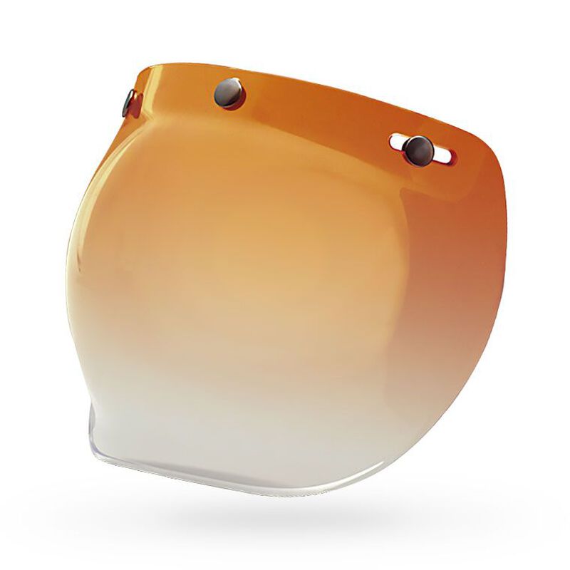 Bell Custom 500 - 3 Snap Bubble Visor - Amber