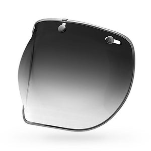 Bell Custom 500 - 3 Snap Bubble DLX Visor - Smoke