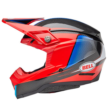 Bell Moto-10 Adult MX Helmet - Spherical Evade Gloss Red / Black