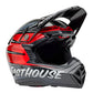 Bell Moto-10 Adult MX Helmet - Spherical Fasthouse DITD 25 Gloss Grey / Red