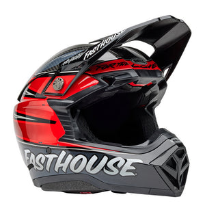 Bell Moto-10 Adult MX Helmet - Spherical Fasthouse DITD 25 Gloss Grey / Red