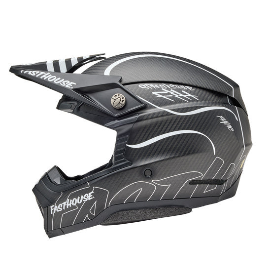 Bell Moto-10 Adult MX Helmet - Spherical Fasthouse Raven Matt Black / White