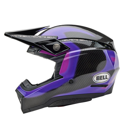 Bell Moto-10 Adult MX Helmet - Spherical Flare Gloss Purple