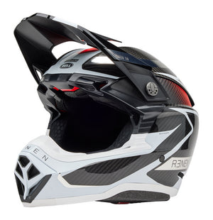 Bell Moto-10 Adult MX Helmet - Spherical Renen Raycon Matt Gloss Black / White LTD