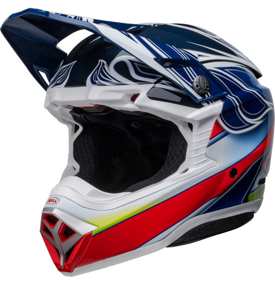 Bell Moto-10 MX Helmet - Spherical Tomac 23 Blue/White